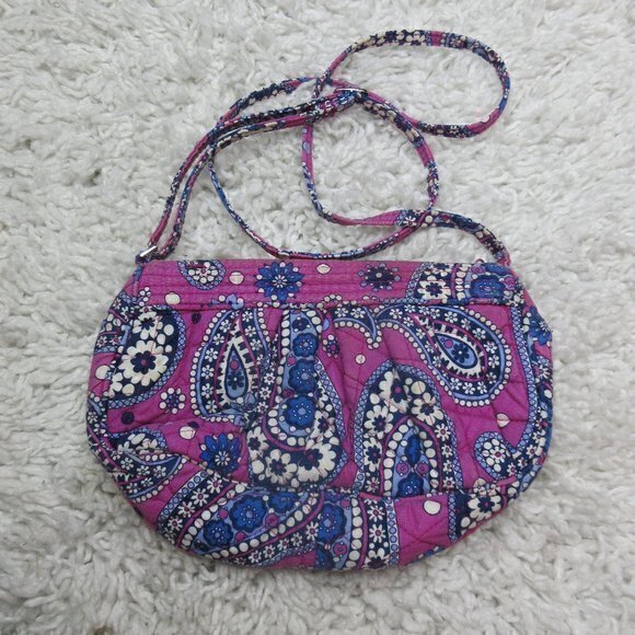 Vera Bradley purple paisley shoulder bag‎ - Picture 2 of 8